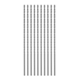10pcs Foret H&eacute;lico&iuml;dal Extra Long Perceuse M&egrave;ches, 2mm HSS Perceuse Embout avec Haute-Vitesse Acier Droit Tige 100mm Longueur pour M&eacute;tal Boiserie Plastique Aluminium Alliage - Neuf