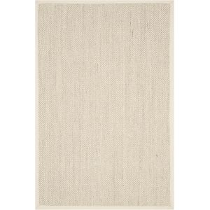 - Nf143c-2 - Tapis En Fibres Naturelles Salon, Salle &Agrave; Manger, Chambre &Agrave; Coucher - Natural Fiber Collection, Tapis &Agrave; Poil Court, Naturel Et Beige, 61 X 91 Cm - Neuf