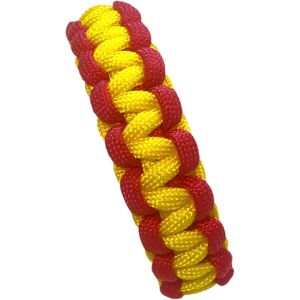 Eryi-Bracelet Drapeau De L'espagne Pour Homme Et Femme. Bracelet En Corde Tressée. Bracelet En Cuir Et Tissu Espagnol Avec Fermoir. - Neuf