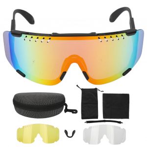 Lunettes De Soleil Polarisees Avec Protection Uv Et Reduction De L'eblouissement, Lunettes De Sport Pour Le Cyclisme, La Peche Et L'alpinisme - Neuf