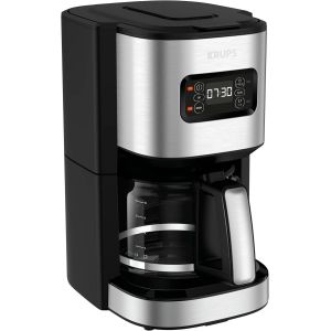 ChenQuanSarl-Cafetière Programmable 24H, Inox Premium, 1,25 L Jusqu'À 15 Tasses, Réglage Intensité, Fonction 1 À 4 Tasses Pratique, Arrêt Auto Après 30 Min, Anti-Goutte, Excellence Km480D10 - Neuf