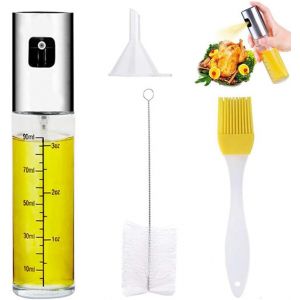 Pulvérisateur D'huile,Pulvérisateur D'huile Pulvérisateur D'huile D'olive,100 Ml Pulvérisateur D'huile De Cuisson Avec Brosse Pour Les Fours À Air Chaud,Les Salades,Les Barbecues 1pcs - Neuf