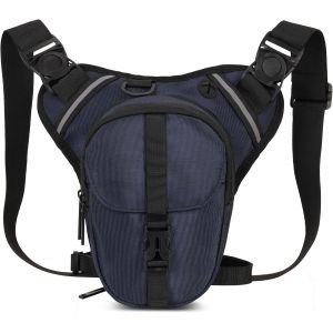 KALANKA-Sacoche de Jambe Moto Homme Femme Imperméable Sacoche Moto Leg Bag Sac de Jambes Tactique Multifontion Sacoche Ceinture de Sport pour Cyclisme Randonnée Escalade Camping - Neuf