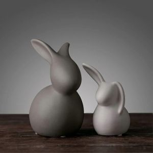 Nouveau produit,lapin de Pâques déco ornements en céramique petits cadeaux amis cadeaux de la Saint-Valentin cadeaux de Pâques - Neuf
