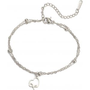 Eryi-Bracelet Contre Le Cancer Du Sein Pendentif Ruban Rose Symbole De Sensibilisation Ruban Contre Le Cancer Bijoux Inspirants Pour Femmes - Neuf