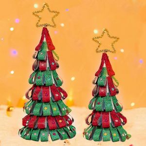 Décorations De Noël Arbre De Noël Fait À La Main Décorations De Bureau Bricolage Artisanat Pour Enfants Paquet De Matériaux - Neuf