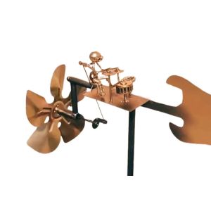 Moulin &Agrave; Vent En M&eacute;tal, D&eacute;coration Pour Jardin, Pelouse Ou Terrasse. - Neuf