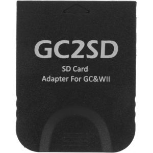 CHECARZHN--NO1-Gc2Sd Adaptateur De Carte De Stockage Micro De Qualité Supérieure Pour Wii, Adaptateur De Convertisseur De Clé De Carte Mémoire Sd Pour Wii Pour Console De Jeu Gc, Adaptateur De Carte( - Neuf