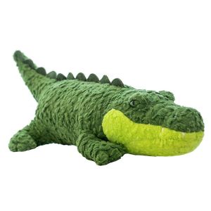 Crocodile g&eacute;ant en peluche pour anniversaire 100 cm = 39 pouces-&Eacute;lan dansant vert - Neuf