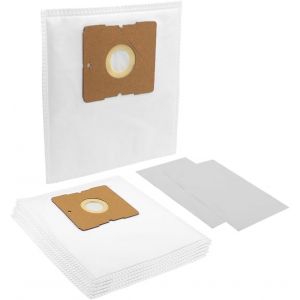 compatible avec les sacs de rechange pour sacs d'aspirateur 10 pi&egrave;ces Severin BC 7045 S&iquest;Power snowwhite 3,0L - Neuf