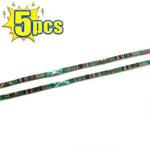 Sangle De Lunettes De Soleil En Coton Color&eacute;, Cha&icirc;ne De Lunettes De Lecture, Porte-Corde, Cordon De Cou, Collier En Verre, 1/5 Pi&egrave;ces--Style 05-5pcs - Neuf