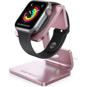 Thef-Support Pour Apple Watch, Stations De Charge - Support Dock Pour Apple Watch Series Se, Iwatch Series 6, 5, 4, 3, 2, 1, Iwatch 44mm / 42mm / 40mm / 38mm - Rose Gold - Neuf