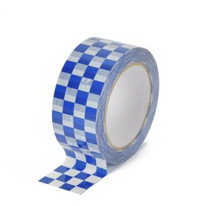 1 Rouleau De Ruban Adhésif À Carreaux-Ruban D'étanchéité Autocollant-Motif Damier-Ruban Décoratif Pour Emballage Cadeau-Noir Et Blanc - Neuf