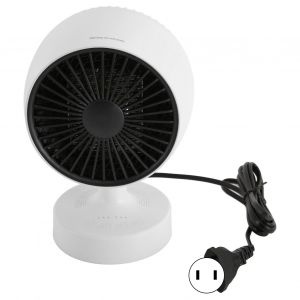 Radiateur soufflant portable, utilisation a froid et a chaud, angle reglable, mini radiateur d'appoint pour la maison, le bureau, 100-240 V, blanc, prise americaine - Neuf