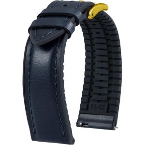 Eryi-Bracelet Montre En Cuir 22mm 21mm 20mm 19mm 18mm 16mm 14mm Cuir Ciré À L'huile Et Silicone Hybrid Bracelets De Montre À Dégagement Rapide Pour Homme Femme 6 Couleurs - Neuf