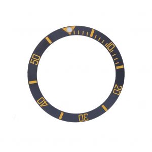 Bague D'insertion De Lunette En Ceramique Pour Montre-Bracelet, Diametre 38 Mm, Piece De Rechange (Orange) - Neuf