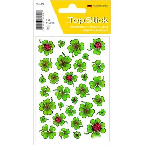 1342 Autocollantes Avec Des Motifs Porte-Bonheur (1550 Stickers, Papier, Mat) Auto-Adhésives, Étiquettes Décoratives Pour Mariage, Cadeau, Anniversaire, Scrapbooking, Décoration, Vert - Neuf
