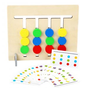 Jeu De Correspondance Des Couleurs, Puzzle Sensoriel Interactif, Casse-T&ecirc;te Pour Le D&eacute;veloppement Du Cerveau Des Gar&ccedil;ons Et Des Filles De La Maternelle - Neuf