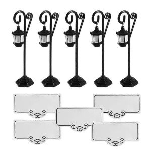 5 PCS lampadaire forme mariage f&ecirc;te r&eacute;ception carte de place titulaire num&eacute;ro Nom Table Menu Photo Pho - Neuf