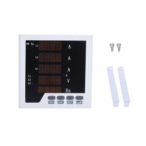Amperemetre numerique, voltmetre, frequencemetre, instrument de mesure (tension d'entree AC220V) - Neuf