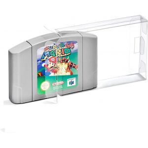 KAL-X Boitier De Protection Plastique Pour Cartouche De Jeu Compatible Avec Console Nintendo 64 - N64 - Neuf