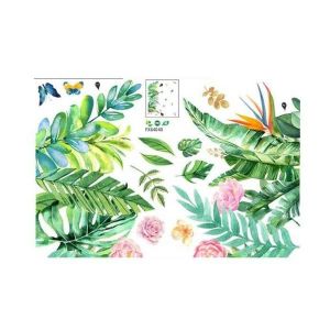 Stickers muraux fleurs pour chambre d'enfant FX64040 - 3 pi&egrave;ces - 40 x 60 cm - Faciles &agrave; appliquer et &agrave; repositionner - Neuf