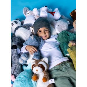 Ma Petite Bouillotte - Bouillotte Peluche - Chaleur Douce - Sachet de Billes d'Argile Micro-Ondable - Peluche D&eacute;houssable 100% Polyester, Lavable (&Acirc;ne) - Neuf