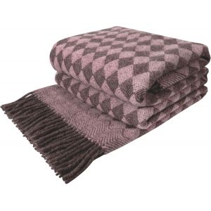 Couverture 100 % Laine ¿ Plaid En Laine De Mouton Pour Canapé-Lit, Couvre-Lit Décoratif, Couverture De Canapé, Couverture D'hiver - Neuf