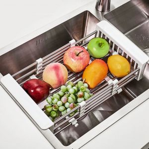 Hjlian Egouttoir A Vaisselle Retractable Pour Cuisine, Etagere De Rangement Pour Usage Domestique - Neuf