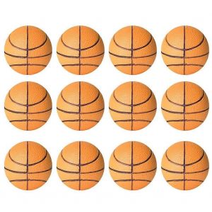 12PCS 6.3CM Enfants Aire De Jeux Full Core Soft EVA Balle Élastique Réduire La Pression Stress Enfant JouetBasketball - Neuf