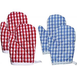 Chef Pinch Gant 4 pi&egrave;ces Gants de protection contre l'&eacute;chaudure Mitaines de cuisine pour enfants Isolation Four &eacute;paissi - Neuf