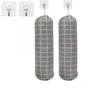 Porte-Sacs En Plastique,Grands Porte-Sacs D'&eacute;picerie,Organisateur Mural De Sacs En Plastique Pour D&eacute;chets,Shopping - Neuf