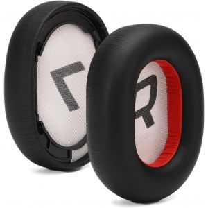 KAL-Coussinets De Remplacement En Cuir Pu Professionnels Pour Plantronics Backbeat Pro 2/ Voyager 8200 Uc, Utilise De La Mousse À Mémoire De Haute Qualité (Cuir Protéiné-Noir) - Neuf