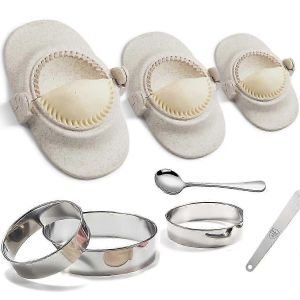 Empanada Maker Press,6 pouces extra large Dumpling Maker Set avec coupe-pâte,ensemble de moules à boulettes pour - Neuf
