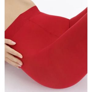 Dim Collant Opaque Velout&eacute; Rouge Intense 50d Style - Neuf