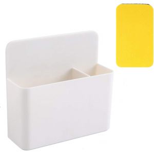 KALANKA-Support magn&eacute;tique de marqueur pour tableau blanc - Porte-stylo - 1 effaceur pour tableau blanc - Organiseur - Bo&icirc;te de rangement pour r&eacute;frig&eacute;rateur, &eacute;cole, maison, bureau - Neuf