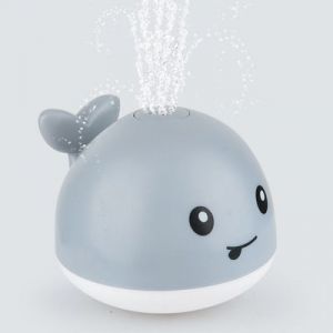 Bébé Jouets pour le Bain, Automatique à Eau Pulvérisée de Baleine Jouet de Bain avec Lumière LED, l'Induction de l'Arroseur Baignoire Douche Jouets pour les tout-petits, Pis - Neuf