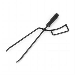 Pinces a feu pour foyer, poele, cheminee, barbecue, barbecue, pince a charbon anti-brulure - Neuf