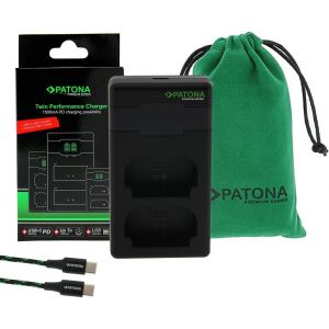 USB-C Power Chargeur PD Performance (jusqu'à 1500mA) pour np-w235 Batterie Compatible avec Fuji Fujifilm xh2 x-h2 x-h2s GFX 100 x-s20 xs20 x-t4 xt4 x-t5 xt5 XT 5 gfx-100 gfx100 - Neuf