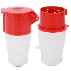 IP44 étanche 16A 5 broches coupleur industriel 3 phases 220-380V / 240-415V - Neuf