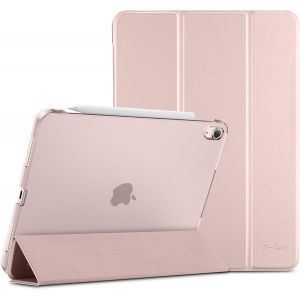 KAL-Coque Pour Ipad Air 11 Pouces (M3) 2025/(M2) 2024, Air 5&Egrave;me 2022/4&Egrave;me 2020 10.9 Pouces, &Eacute;tui De Protection Anti-Chute, Rabat Magn&eacute;tique Stable -Rose - Neuf