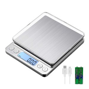 Balance De Cuisine Am&eacute;lior&eacute;e Avec Une Capacit&eacute; De Pes&eacute;e Maximale De 1kg/0.01g,Petite Mini Balance Milligramme, Pour Bijoux, Mati&egrave;res M&eacute;dicinales, Poudre,Cuisine Alimentaire, Grains De Caf&eacute; - Neuf