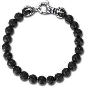 Eryi-Bracelet Pierre Homme, Bracelet Fermoir Acier Inoxydable, 16.5cm/18.5cm/20cm - Neuf
