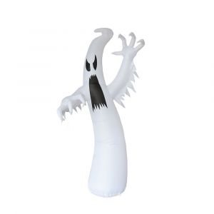 Halloween Gonflable 1-Esprit de 3,6 m Gonflable Blanc Fantôme avec des Lumières de LED pour Jardin, Pelouse, Cour Décoration - Neuf