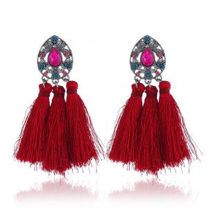 Boucles D'oreilles A Tige Tendance Pour Femmes Et Filles, Accessoires De Decoration A Pompons, Ez1183 - Neuf