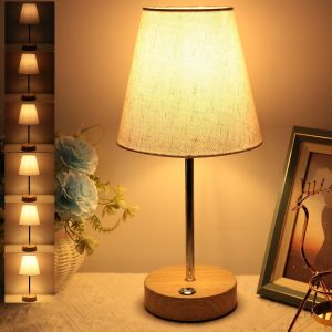 Lampe Sans Fil, Lampe De Chevet Sans Fil Tactile Rechargeable Abat-Jour En Tissu Portable Avec Dimmable Progressif Pour Salon Salle &Agrave; Manger Chambre Bar Table Basse - Neuf