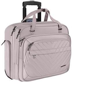 acdsgd-Sacoche &agrave; roulettes pour Ordinateur Portable jusqu'&agrave; 15,6 Pouces pour Femme, Voyage, qualit&eacute; sup&eacute;rieure, Mallette &eacute;tanche avec Poches RFID - Neuf