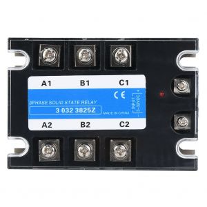 Relais statique triphase 3-32 V CC, entree CC CA, equipement electrique pour machines CNC (BERM-3 032 3825Z (25 A)) - Neuf