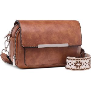 RFCBC-Sacs à bandoulière pour femmes, sacs à main à bandoulière en cuir végétalien, sac à main pour téléphone portable pour femmes avec large sangle réglable - Neuf