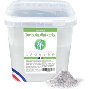 KALANKA-- Terre de Diatomée Naturelle & 100% Française - Ultrapure, Non Calcinée, Ecocert - Entretien, Jardin, Animaux, Élevage, Agriculture Biologique - Seau, 1,3kg - Neuf